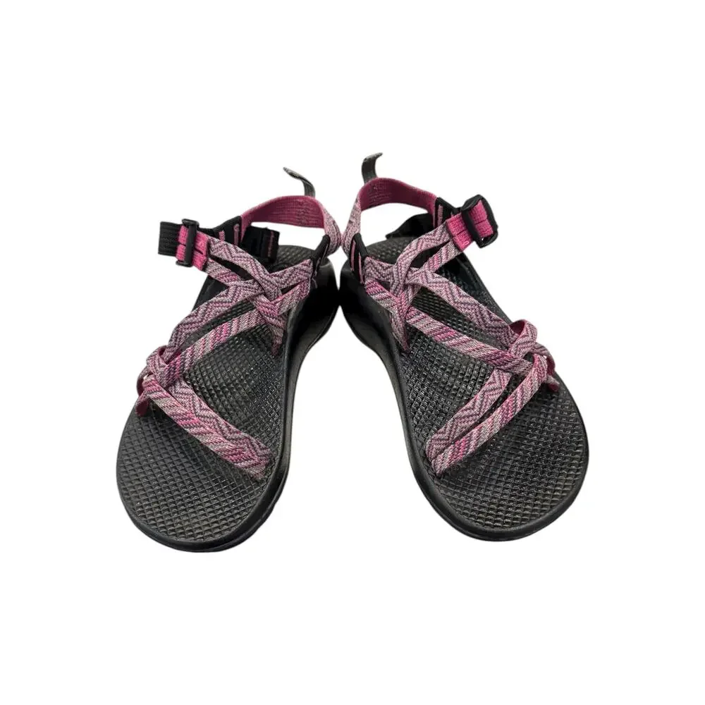 Chaco ZX/2 Yampa Pink Gray Toe Loop Sport Sandals Big Kids 4 EU 35
